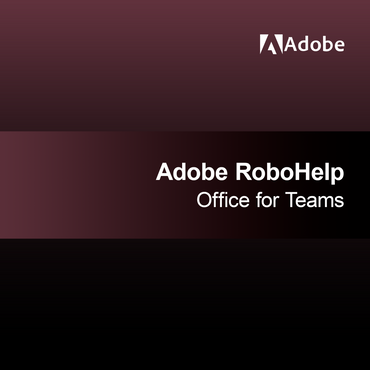 Adobe RoboHelp Office tiimeille