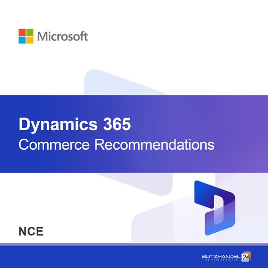 Dynamics 365 Commerce -suositukset (NCE)