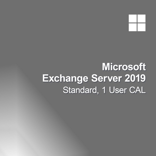Microsoft Exchange Server 2019 Standard, 1 käyttäjän CAL