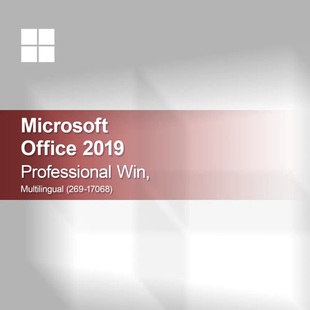 Microsoft Office 2019 Professional Win, monikielinen (269-17068)
