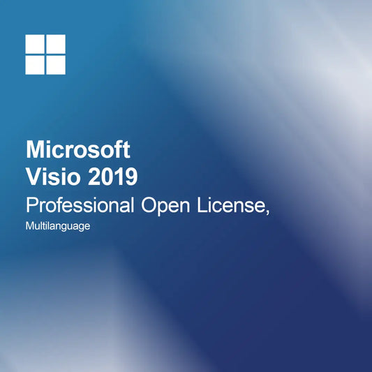 Microsoft Visio 2019 Professional Open License, monikielinen