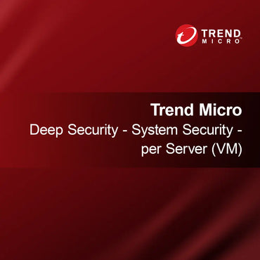 Trend Micro Deep Security - Järjestelmän suojaus - palvelinta kohden (VM)
