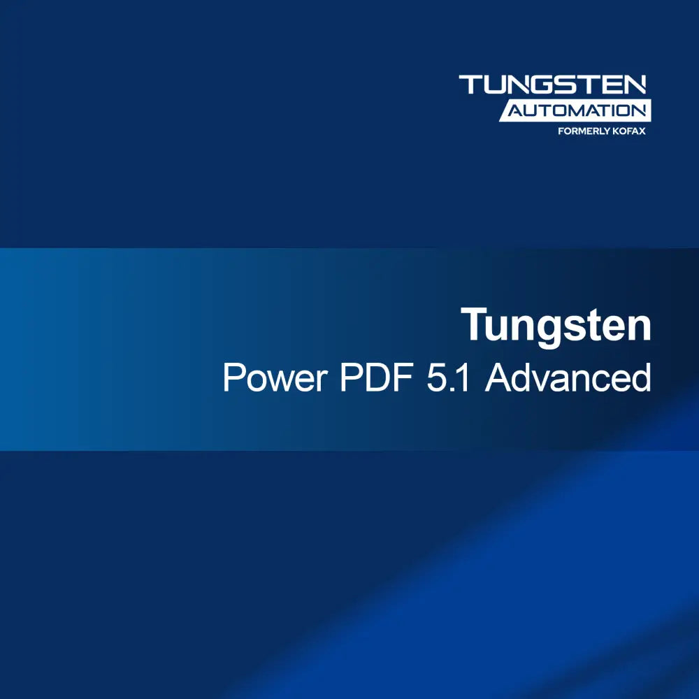 Tungsten Power PDF 5.1 Edistynyt