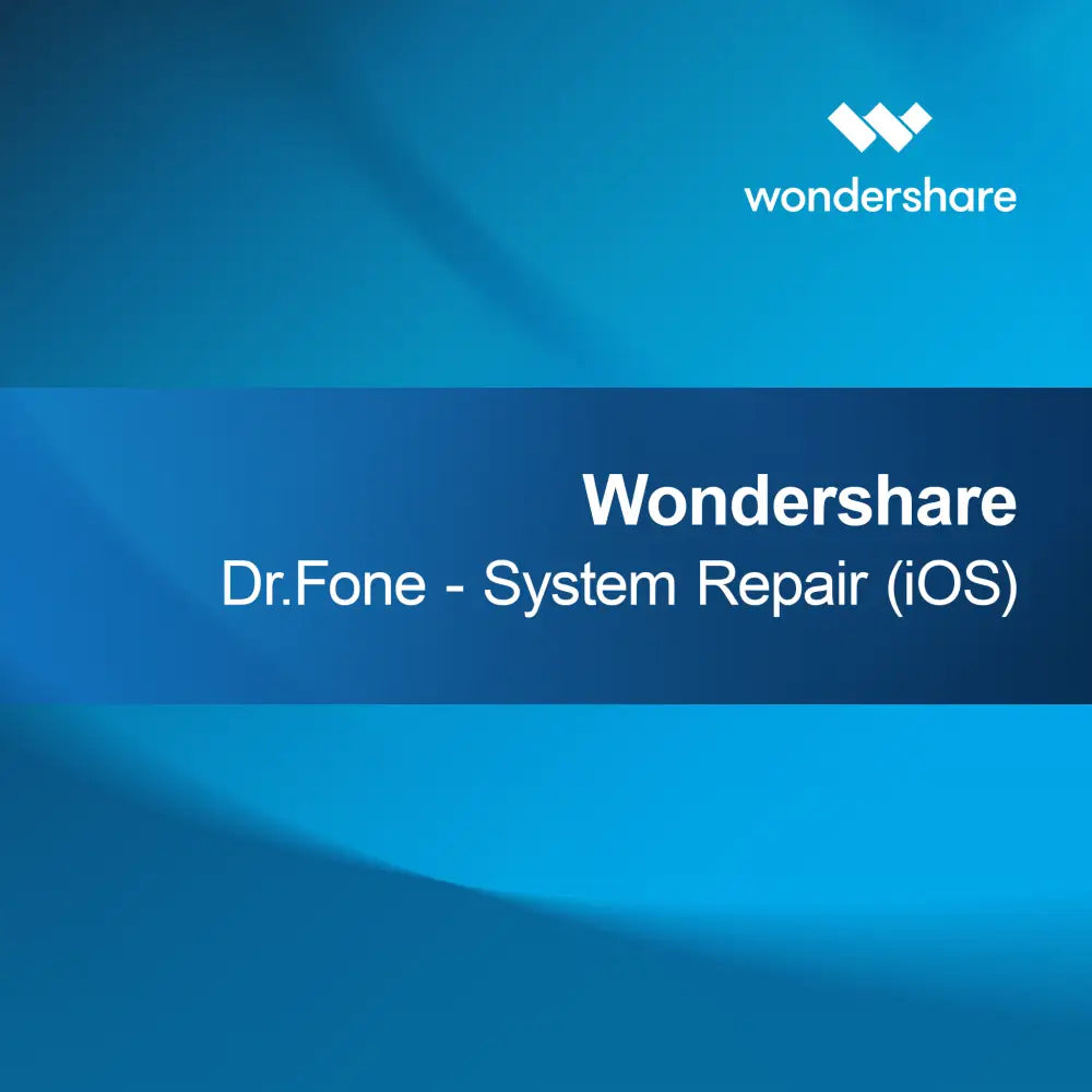 Wondershare Dr.Fone - Järjestelmän korjaus (iOS)