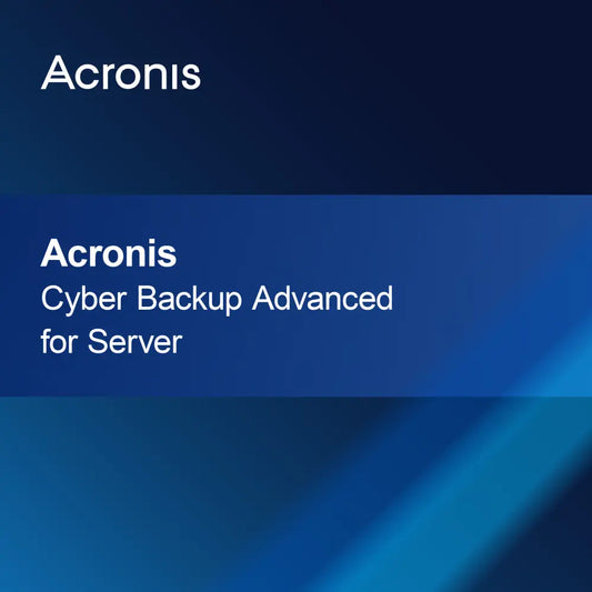 Acronis Cyber Backup Advanced palvelimelle