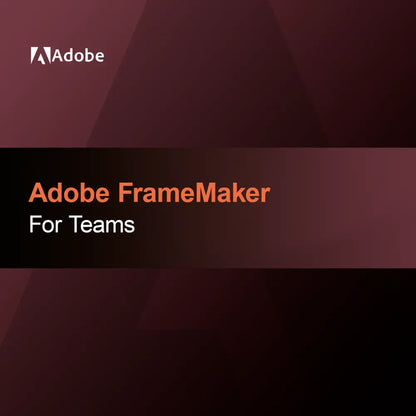 Adobe FrameMaker tiimeille