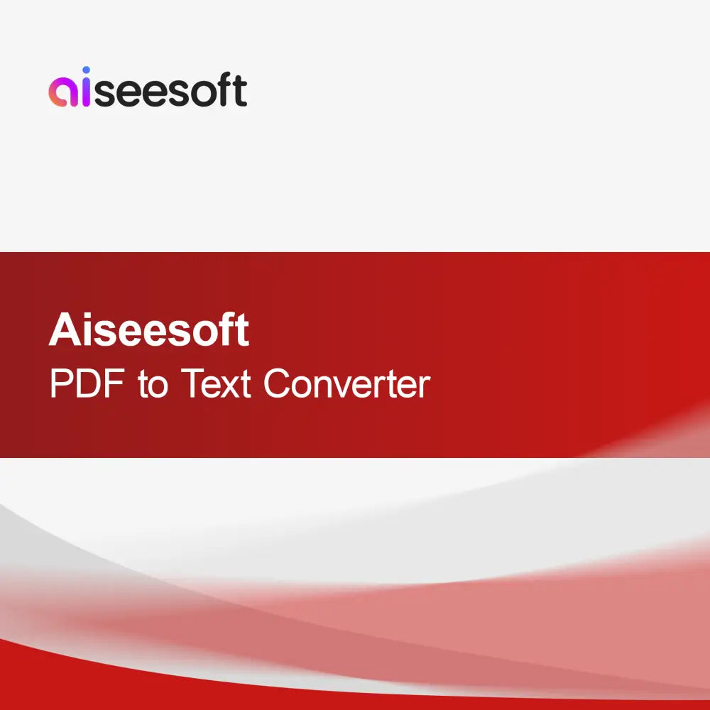 Aiseesoft PDF tekstiksi -muunnin