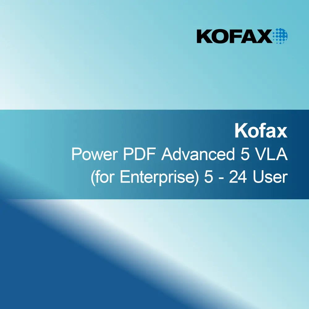 Kofax Power PDF Advanced 5 VLA (yrityksille)