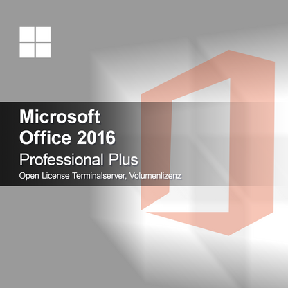 Microsoft Office 2016 Professional Plus Open License Terminalserver, Volyymilisenssi