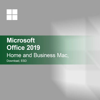 Microsoft Office 2019 Home and Business Mac, Lataa, ESD