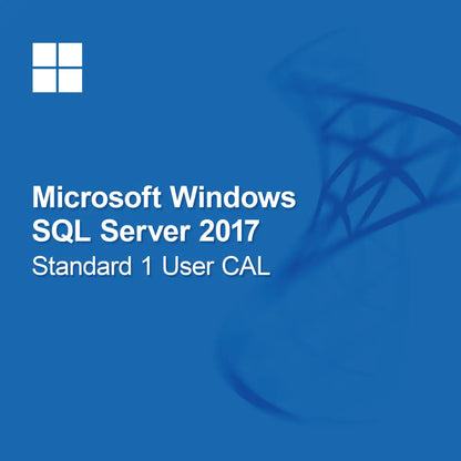 Microsoft SQL Server 2017 Standard, 1 käyttäjän CAL