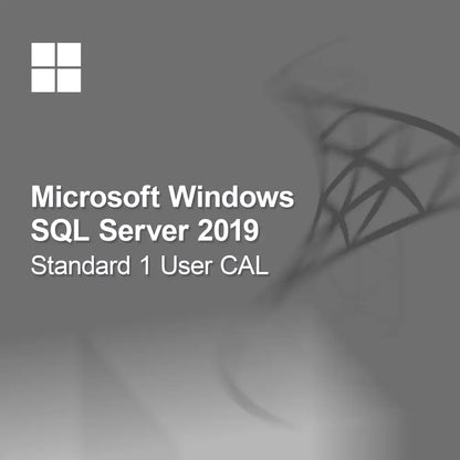 Microsoft SQL Server 2019 Standard 1 käyttäjän CAL