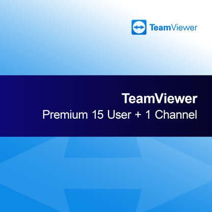 TeamViewer Premium 15 käyttäjää + 1 kanava