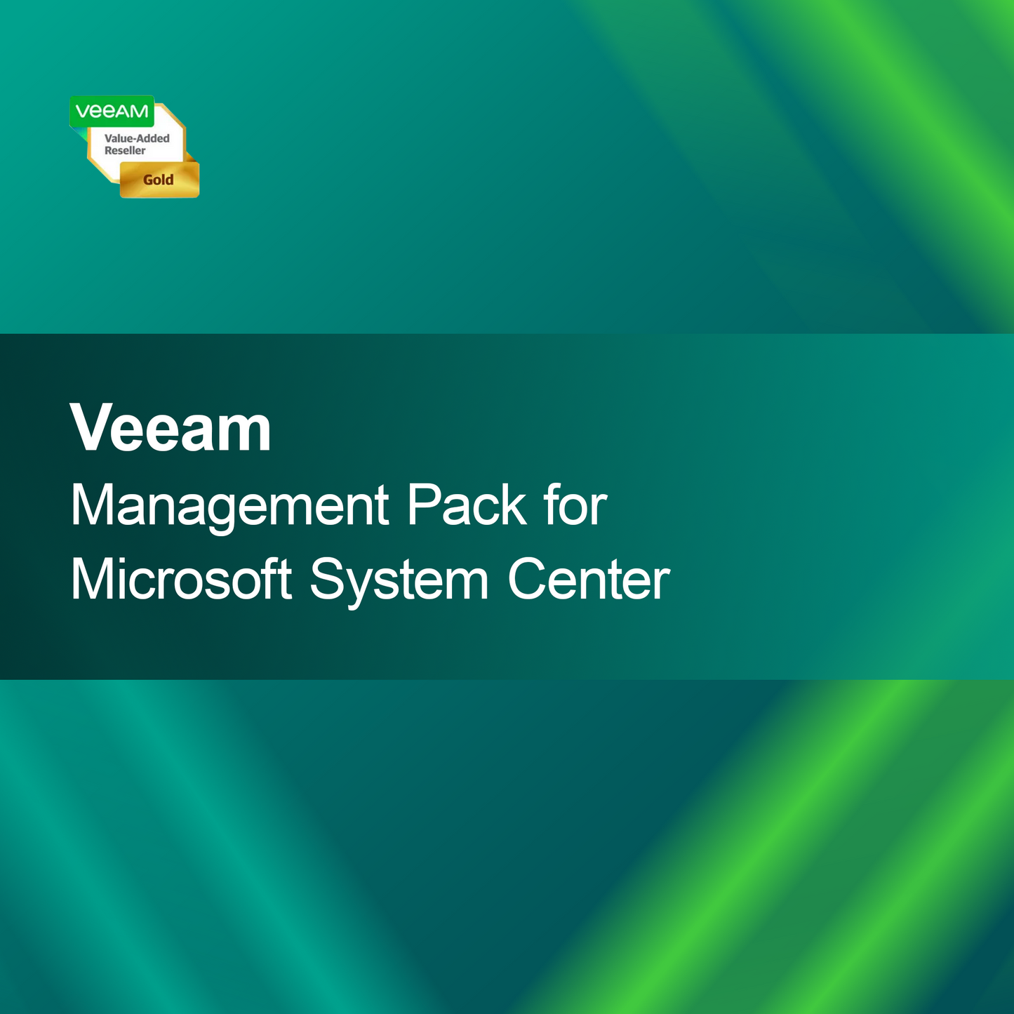 Veeam-hallintapaketti Microsoft System Centerille