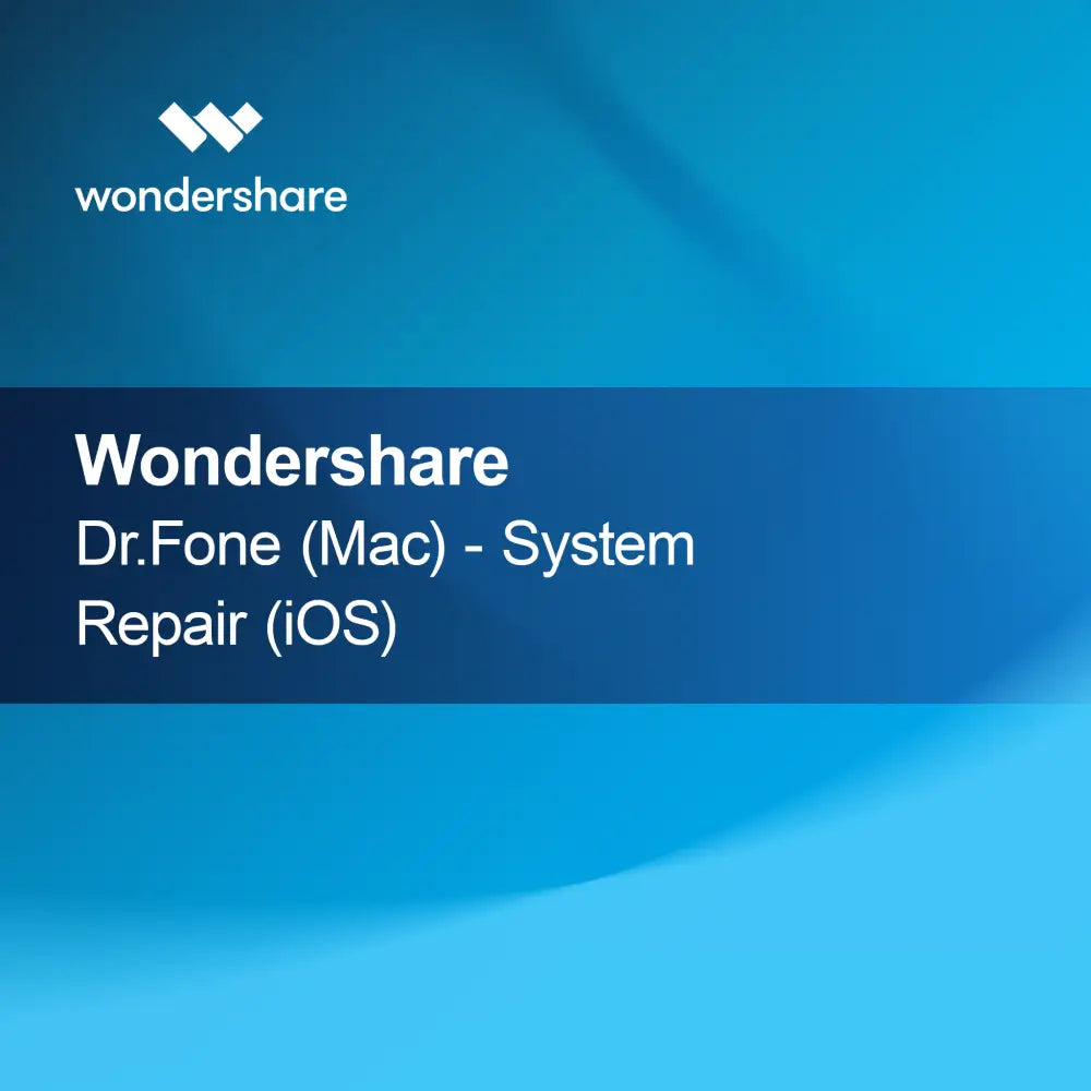 Wondershare Dr.Fone (Mac) - Järjestelmän korjaus (iOS)